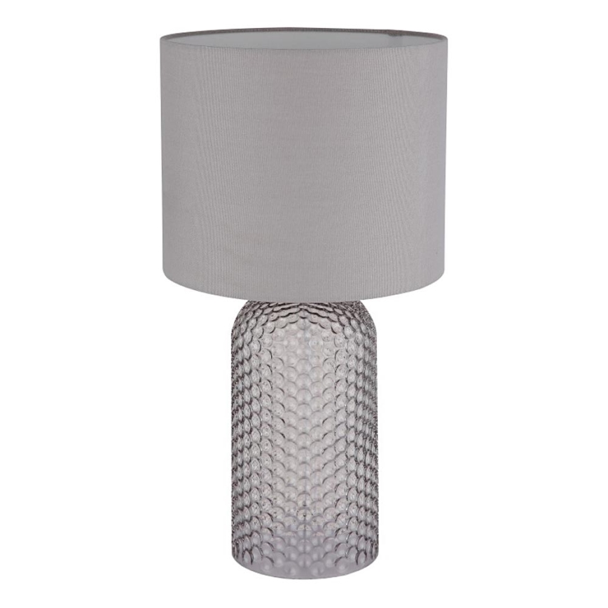 Globo - Stolna lampa 1xE27/60W/230V siva