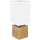Globo - Stolna lampa 1xE27/7W/230V bijela/smeđa