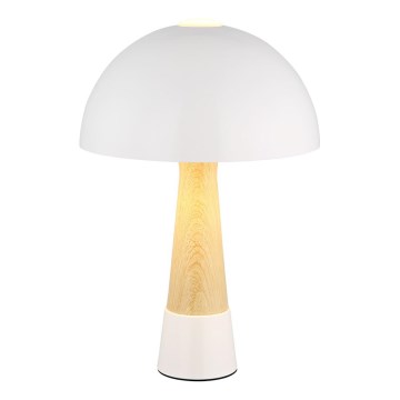 Globo - Stolna lampa 1xE27ILLU/40W/230V bijela