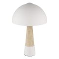 Globo - Stolna lampa 1xE27ILLU/40W/230V krem boje