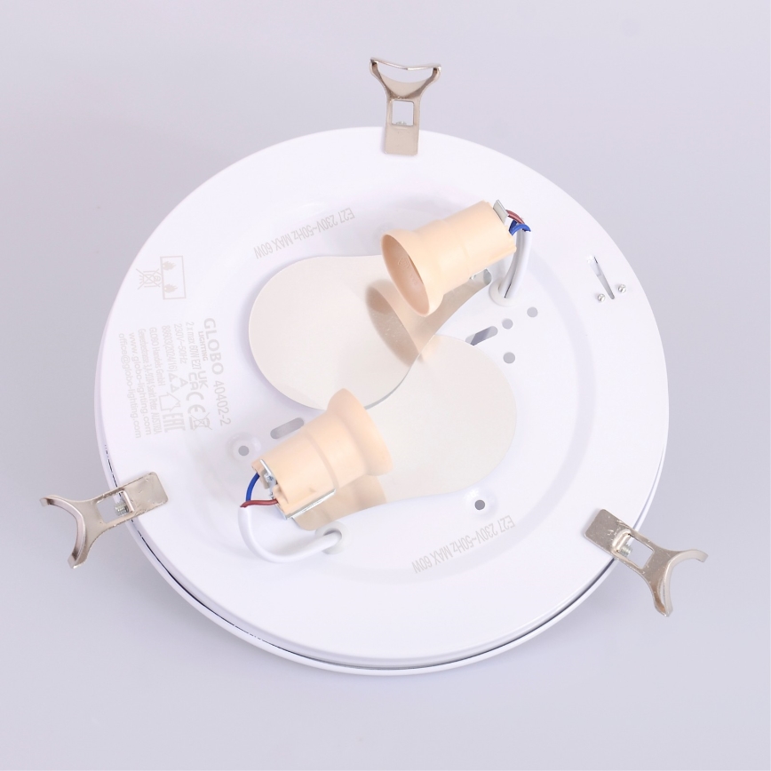 Globo - Stropna svjetiljka 2xE27/60W/230V