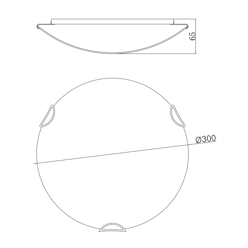Globo - Stropna svjetiljka 2xE27/60W/230V