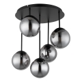 Globo - Stropni luster za površinsku montažu 5xE14/25W/230V crni