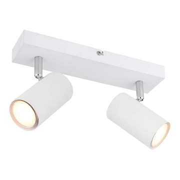 Globo - Ugradbena svjetiljka 2xGU10/35W/230V bijela