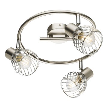 Globo - Ugradbena svjetiljka 3xE14/40W/230V mat krom