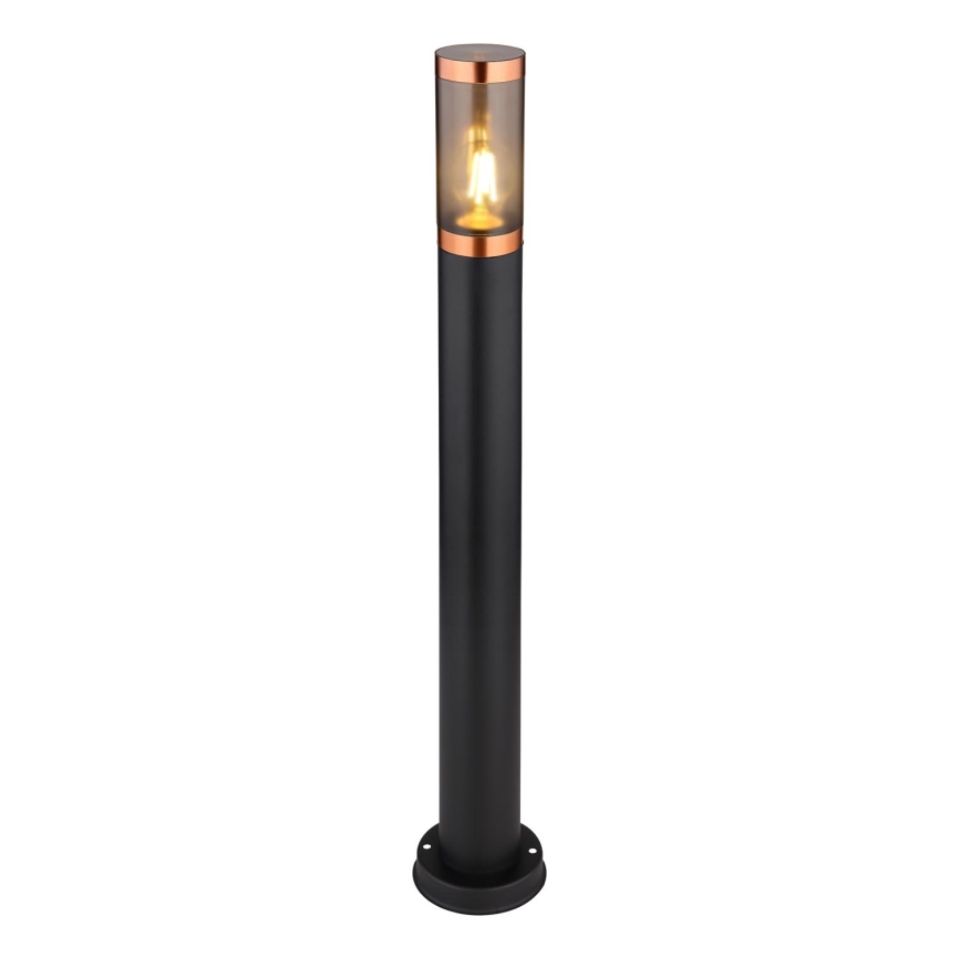 Globo - Vanjska lampa 1xE27/23W/230V IP44 80 cm crna/bakar