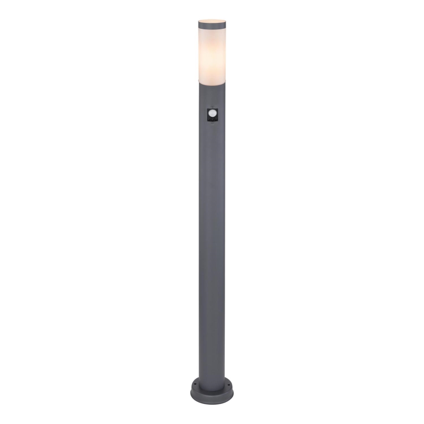 Globo - Vanjska lampa sa senzorom 1xE27/15W/230V IP44 110 cm antracit