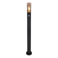 Globo - Vanjska lampa sa senzorom 1xE27/15W/230V IP44 110 cm crna/bakar