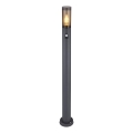 Globo - Vanjska lampa sa senzorom 1xE27/15W/230V IP44 110 cm crna