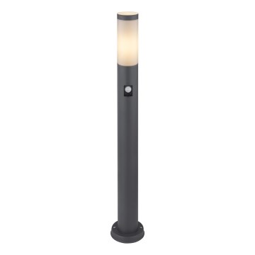 Globo - Vanjska lampa sa senzorom 1xE27/15W/230V IP44 80 cm antracit