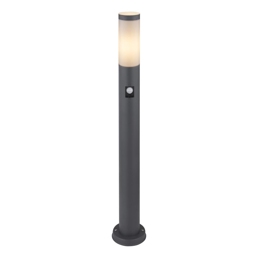 Globo - Vanjska lampa sa senzorom 1xE27/15W/230V IP44 80 cm antracit