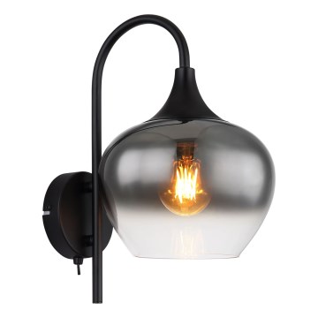 Globo - Zidna lampa 1xE27/40W/230V crna