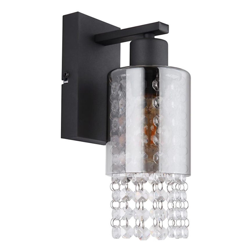 Globo - Zidna lampa 1xE27/40W/230V crna