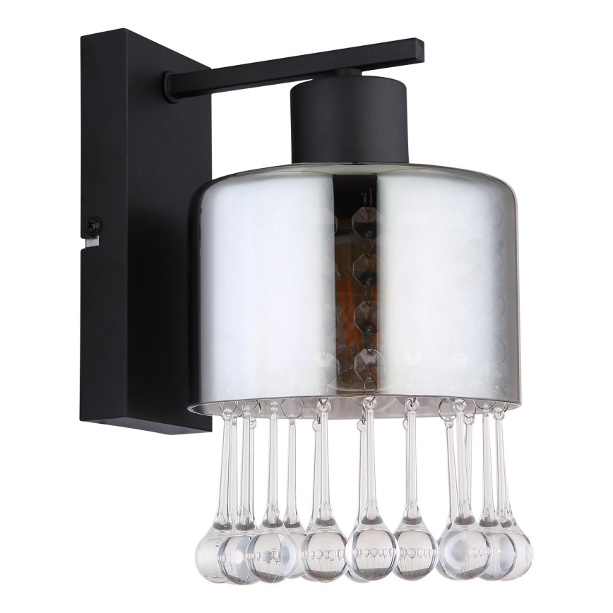 Globo - Zidna lampa 1xE27/60W/230V crna