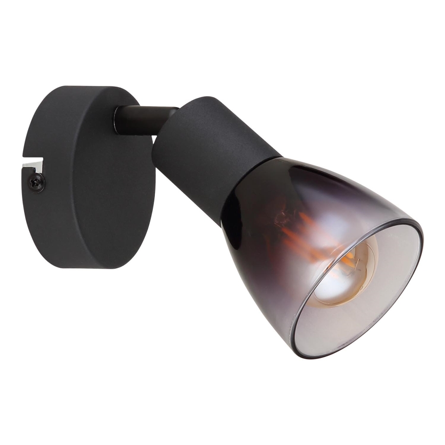 Globo - Zidna reflektorska svjetiljka 1xE14/25W/230V crna
