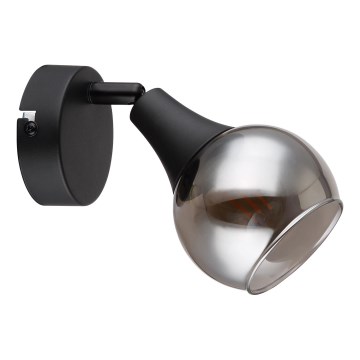 Globo - Zidna reflektorska svjetiljka 1xE14/40W/230V crna