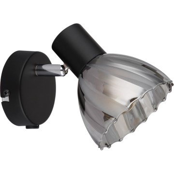 Globo - Zidna reflektorska svjetiljka 1xE14/40W/230V crna