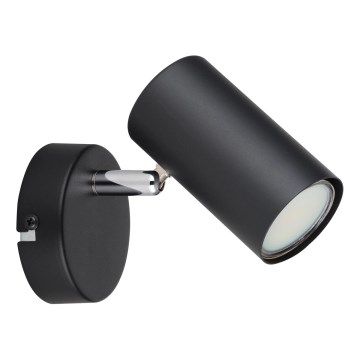 Globo - Zidna reflektorska svjetiljka 1xGU10/25W/230V crna