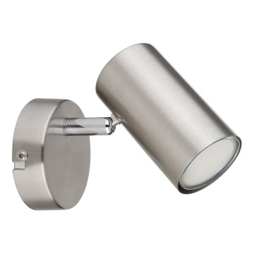 Globo - Zidna reflektorska svjetiljka 1xGU10/25W/230V mat krom