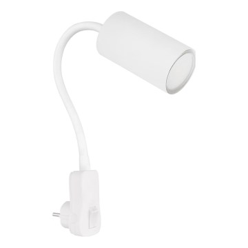 Globo - Zidna reflektorska svjetiljka za utičnicu 1xGU10/35W/230V bijela