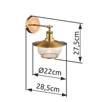 Globo - Zidna svjetiljka 1xE27/60W/230V