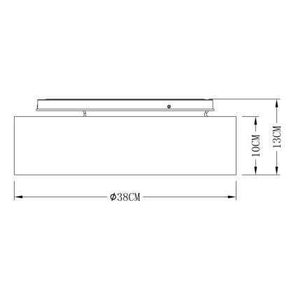 Globo - LED Stropna svjetiljka LED/20W/230V 3000/4000/6000K