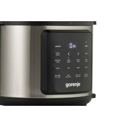 GORENJE GMC6SBK - Multifunkcijski električni lonac 6 l 8 u 1 1000W/230V inox