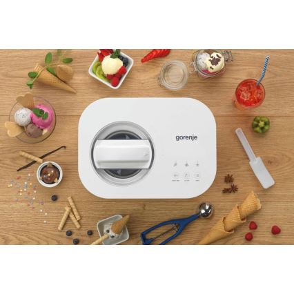 GORENJE ICM10W - Bijeli aparat za sladoled 100W/230V