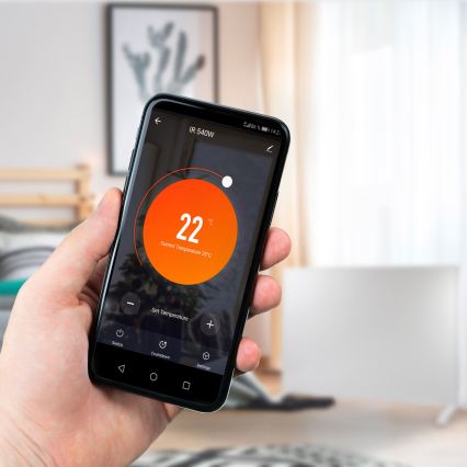 GORENJE IR540W - Pametni električni infracrveni panel 540W s časovnikom IP44 Wi-Fi bijela