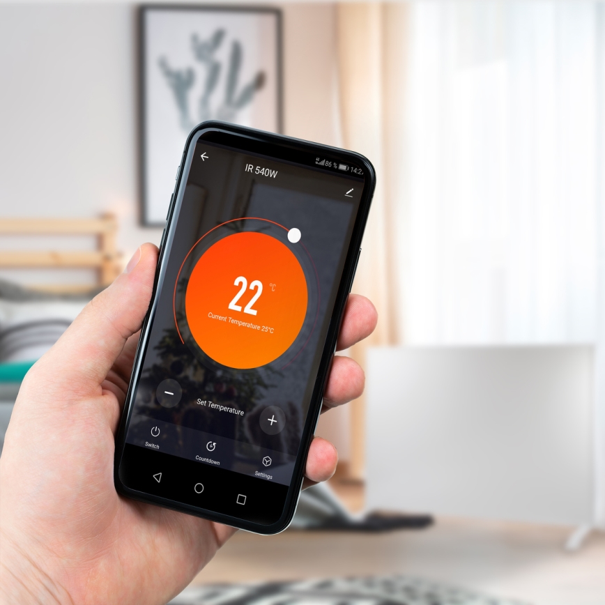 GORENJE IR540W - Pametni električni infracrveni panel 540W s časovnikom IP44 Wi-Fi bijela