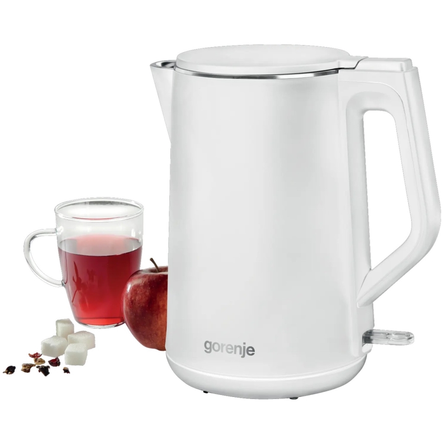 GORENJE K15DWW - Električno kuhalo za vodu 1,5 l 2200W/230V bijelo