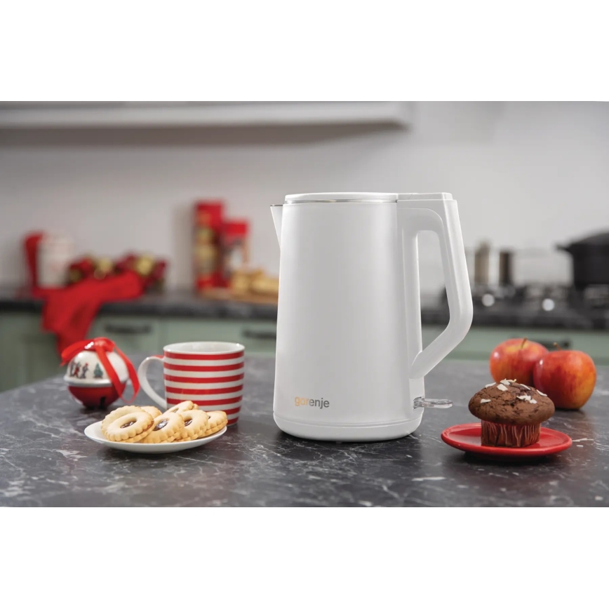 GORENJE K15DWW - Električno kuhalo za vodu 1,5 l 2200W/230V bijelo