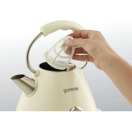 GORENJE K17CLI - Električno kuhalo za vodu 1,7 l 2200W/230V bež