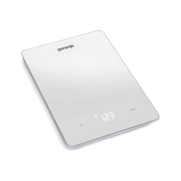 GORENJE KT10LBW - Digitalna kuhinjska vaga 3xAAA bijela