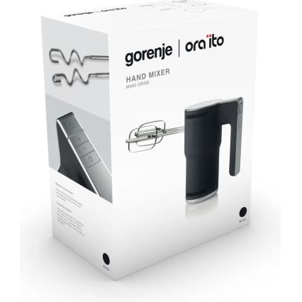 GORENJE M400ORAB - Ručni mikser 400W/230V crna/nerđajući čelik