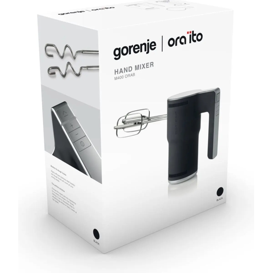 GORENJE M400ORAB - Ručni mikser 400W/230V crna/nerđajući čelik
