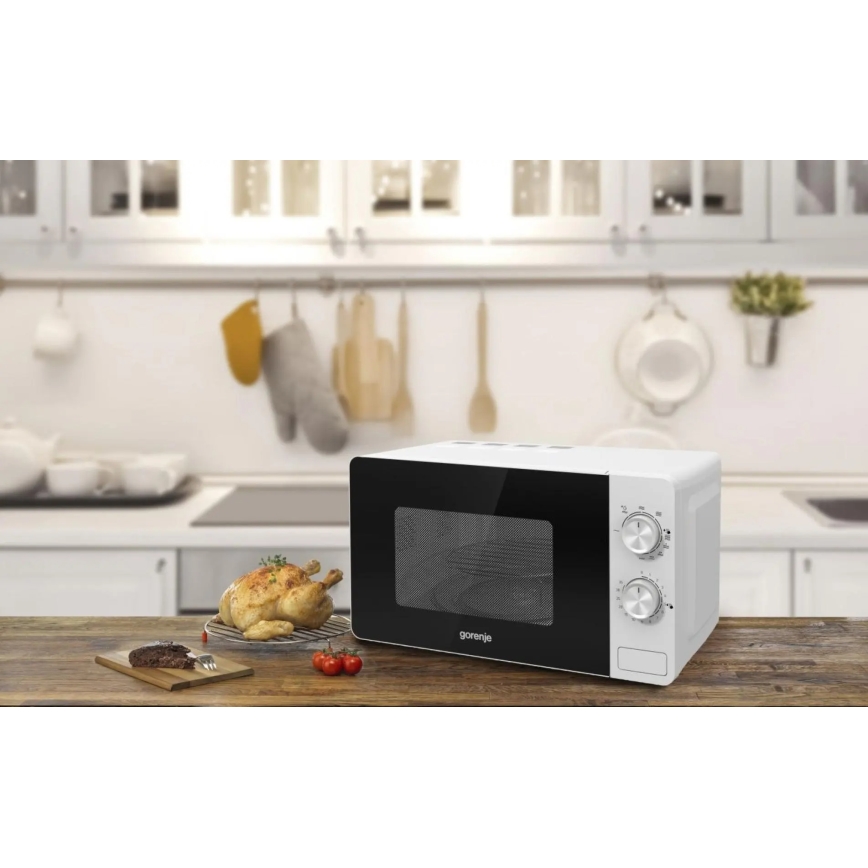 GORENJE MO20E2W - Mikrovalna pećnica s grilom 800W/230V 20 l bijela
