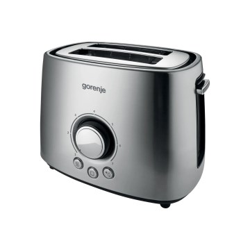 GORENJE T1000E - Toster s dvjema utorima i rešetkom za pecivo 1000 W/230 V inox
