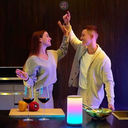 Govee - LED RGBIC prigušivačka stolne lampe AURA 2 2200-6500K Wi-Fi Matter