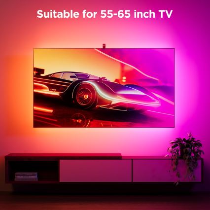 Govee - Backlight 3S Netflix TV 55-65 SMART LED RGBICW pozadinsko osvjetljenje Wi-Fi + daljinski upravljač