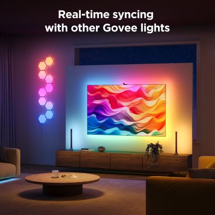 Govee - Backlight 3S Netflix TV 55-65 SMART LED RGBICW pozadinsko osvjetljenje Wi-Fi + daljinski upravljač