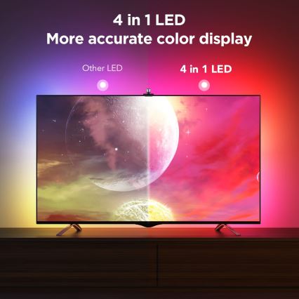 Govee - Backlight 3S Netflix TV 55-65 SMART LED RGBICW pozadinsko osvjetljenje Wi-Fi + daljinski upravljač