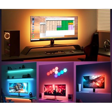 Govee - Dreamview G1 pametno LED RGBIC osvjetljenje monitora 27-34 Wi-Fi