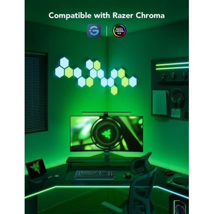 Govee - Dreamview G1 pametno LED RGBIC osvjetljenje monitora 27-34 Wi-Fi