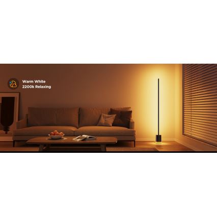 Govee - LED Prigušiva podna lampa Smart MATTER LED RGBICWW 2200-6500K Wi-Fi + daljinski upravljač
