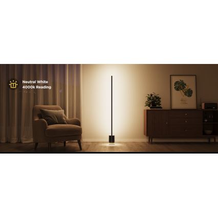 Govee - LED Prigušiva podna lampa Smart MATTER LED RGBICWW 2200-6500K Wi-Fi + daljinski upravljač
