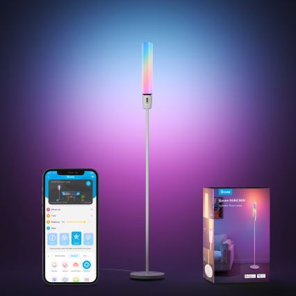 Govee - LED Prigušiva podna lampa CYLINDER SMART RGBICWW 2200-6500K