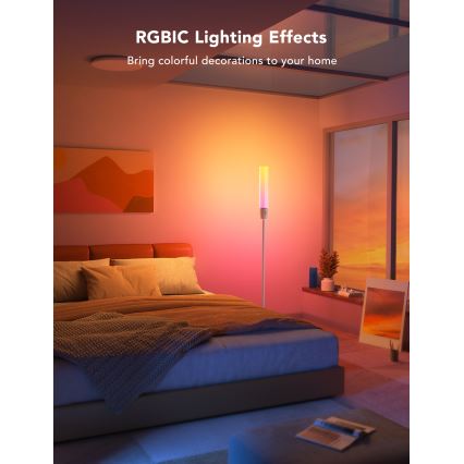 Govee - LED Prigušiva podna lampa CYLINDER SMART RGBICWW 2200-6500K