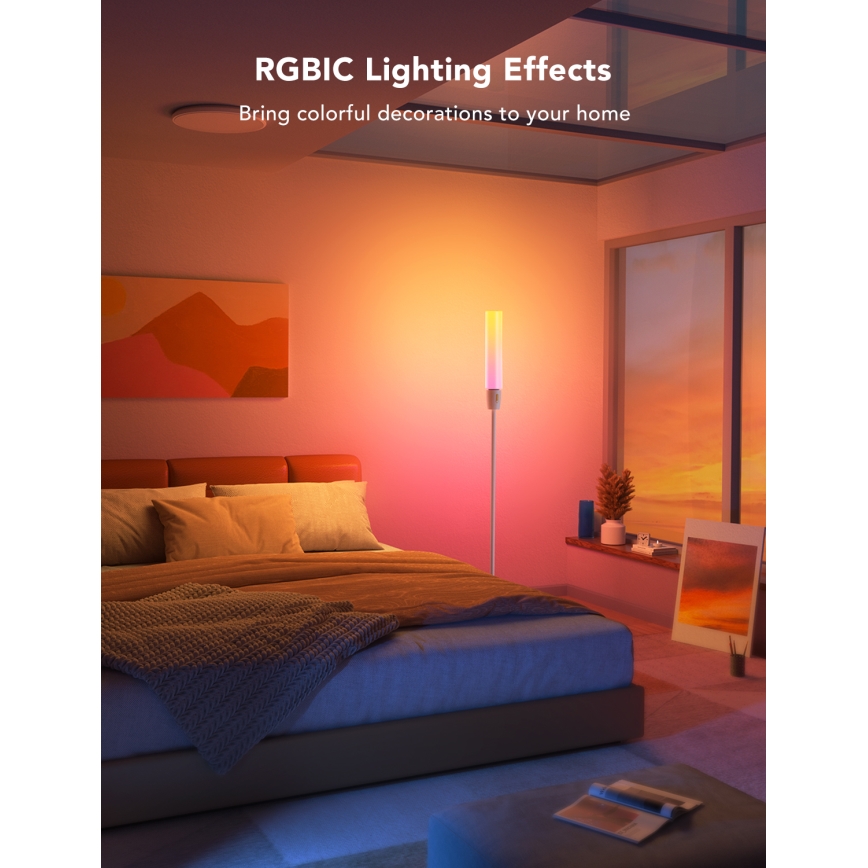 Govee - LED Prigušiva podna lampa CYLINDER SMART RGBICWW 2200-6500K