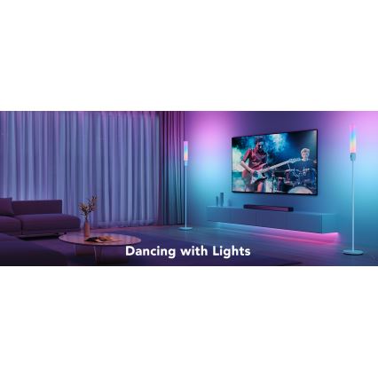 Govee - LED Prigušiva podna lampa CYLINDER SMART RGBICWW 2200-6500K